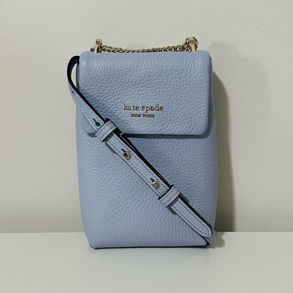 Kate Spade New York | Roulette North South Crossbody in Pale Hydrangea - Picture 1 of 14